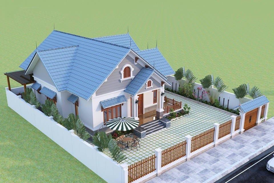 phối cảnh 3d nhà phố