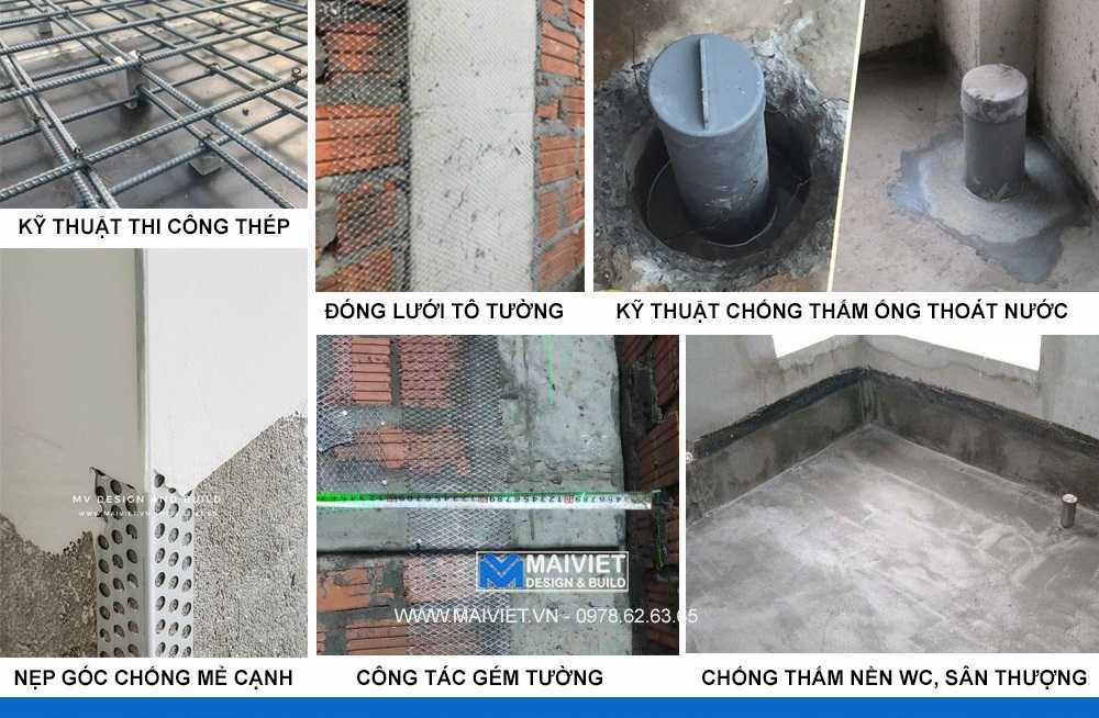 kỹ thuật thi công phần thô 