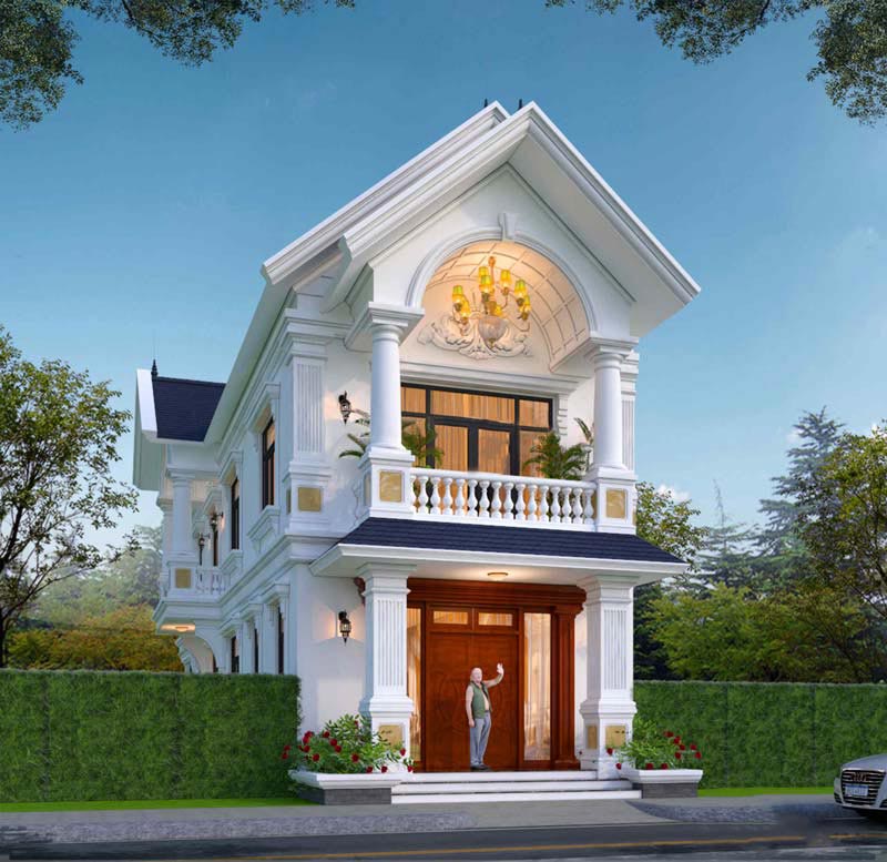 Top 99 mẫu nhà phố 2 tầng đẹp