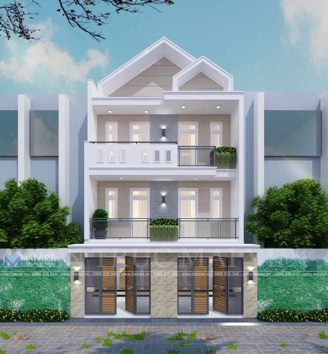 thiết kế nhà phố 