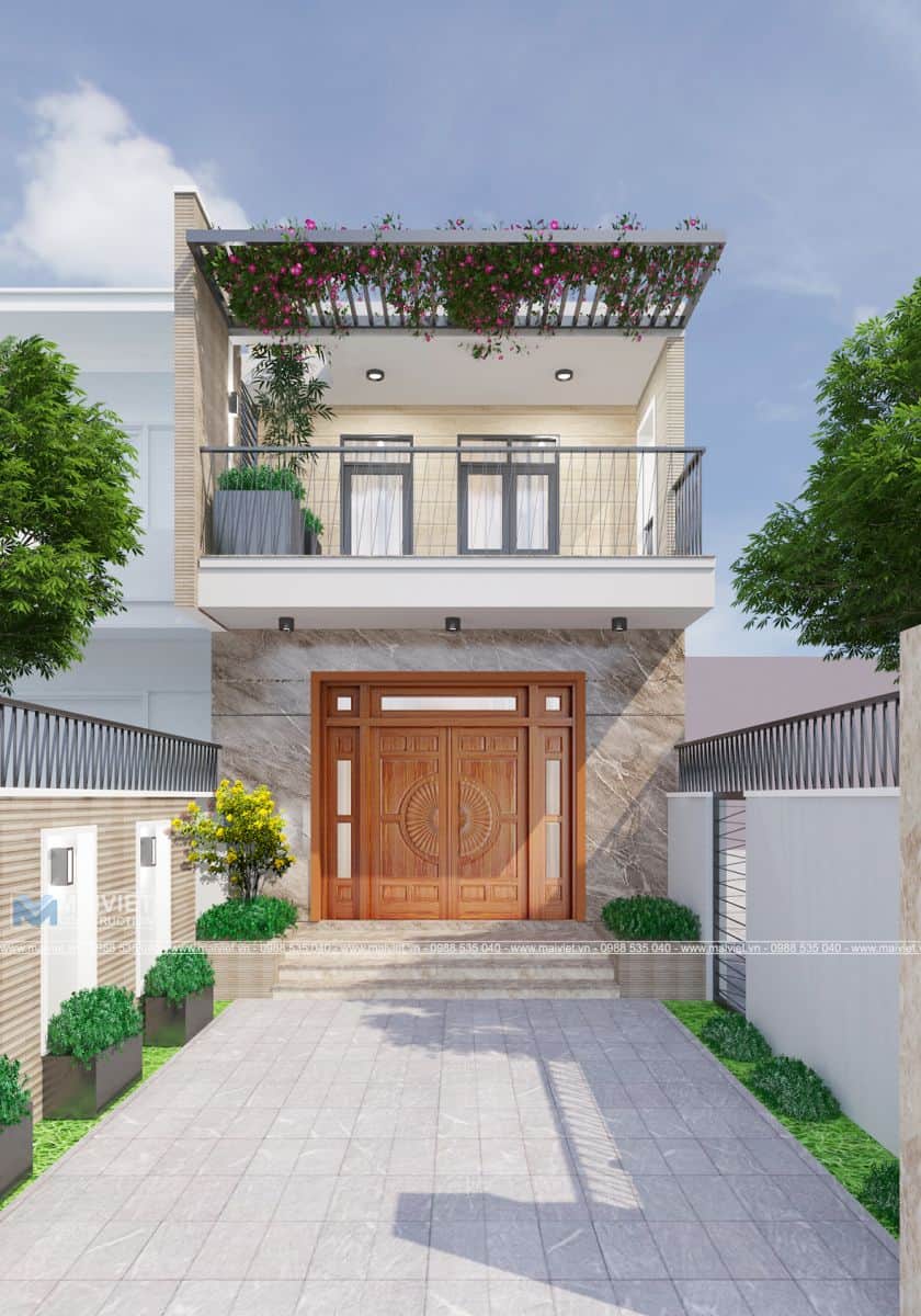 xây trọn gói nhà phố mai việt