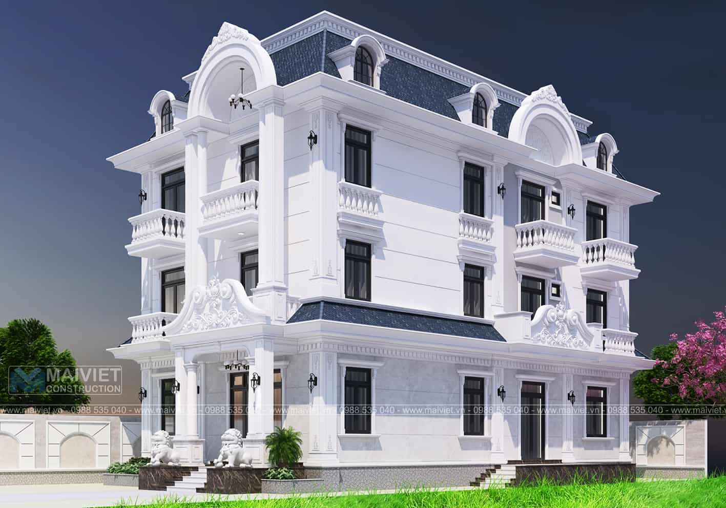 thiết kế và xây dựng trọn gói biệt thư