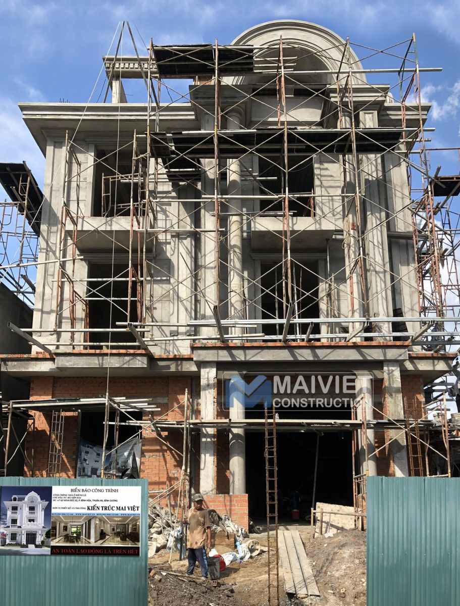xây nhà phần thô tại quận 8