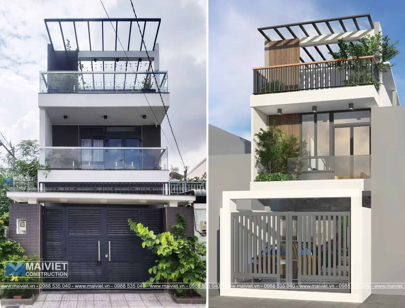 Xây trọn gói nhà phố