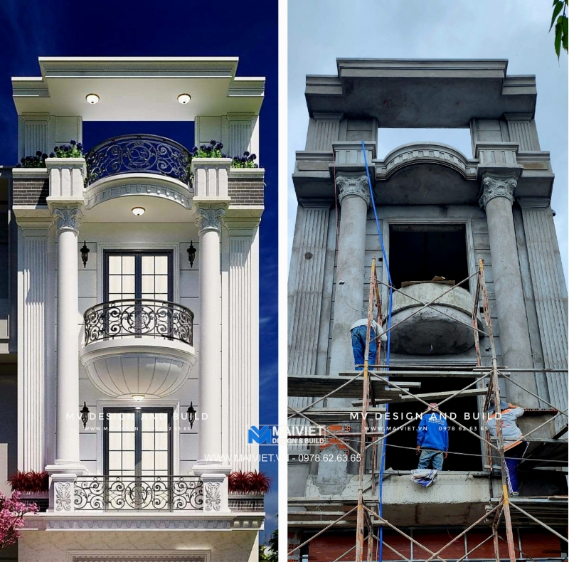 Giá xây nhà trọn gói tại quận Tân Phú