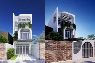 Top 10 mẫu nhà phố 3 tầng đẹp năm 2024