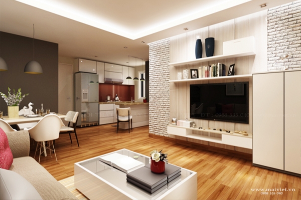 Thiết kế nội thất căn hộ chung cư Tân Hương Tower
