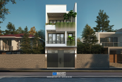 Mẫu nhà phố 3 tầng 5x17m hiện đại
