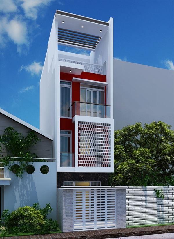 Mẫu thiết kế nhà phố đẹp tại Thủ Dầu Một, Bình Dương